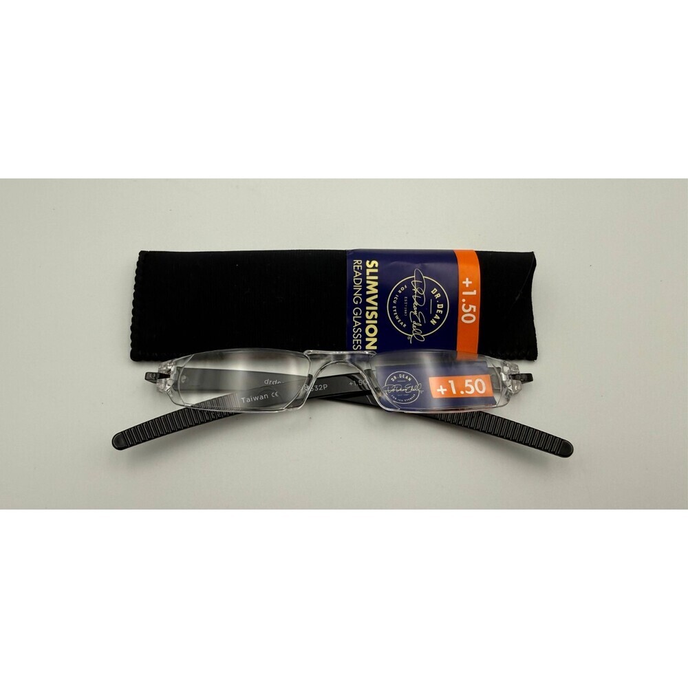 ICU Eyewear by Dr. Dean Edell Slim Vision Reading Glasses +1.50 Magnification